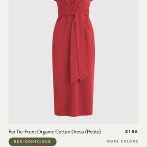 Modern Citizen Tie-Front Midi Dress